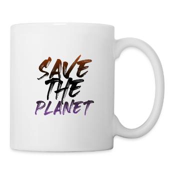 Environmentalist Gift Save the Planet Climate - Mug - white - Right