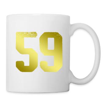 59 number jersey - Mug - white - Right