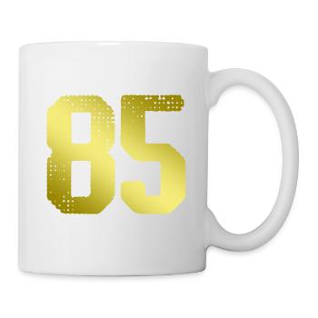 85 number jersey - Mug - white - Right