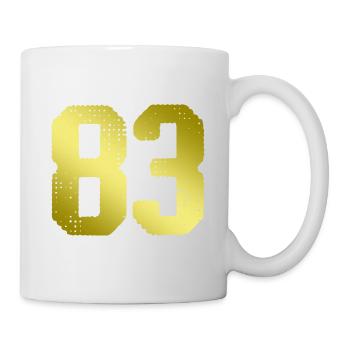83 number jersey - Mug - white - Right