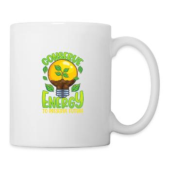 Environnement Conserver l’énergie Préserver l’avenir - Mug blanc - blanc - Droite