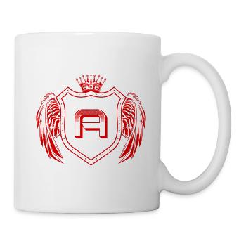 Une lettre Armoiries - Mug blanc - blanc - Droite