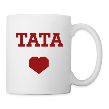 Tata cœur - Mug blanc - blanc - Droite