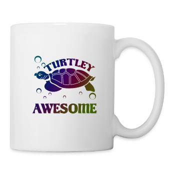 Cute Turtley Awesome Turtle Lover Gifts - Mug - white - Right