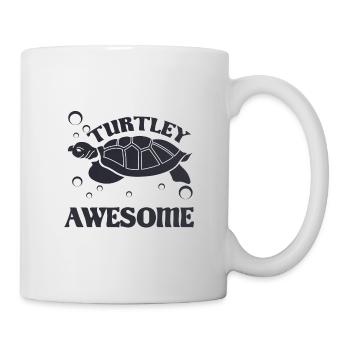 Mignon Turtley Awesome Turtle Lover Idée cadeau - Mug blanc - blanc - Droite