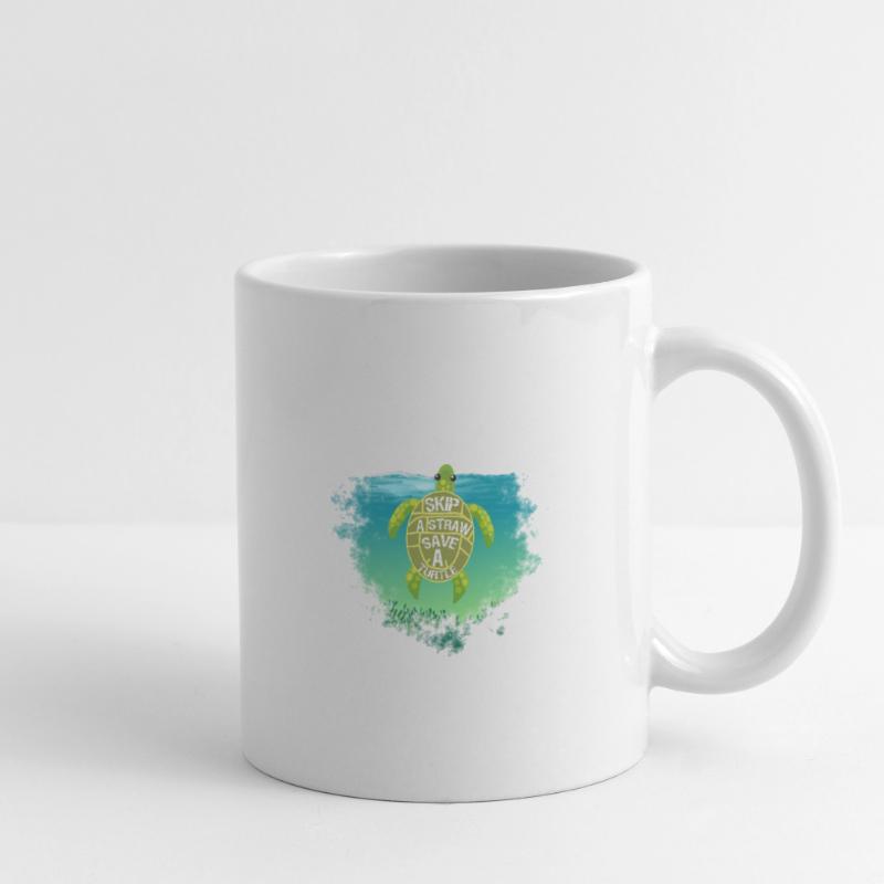 Sea Turtle Conservation Gift Skip a Straw Save a Mug