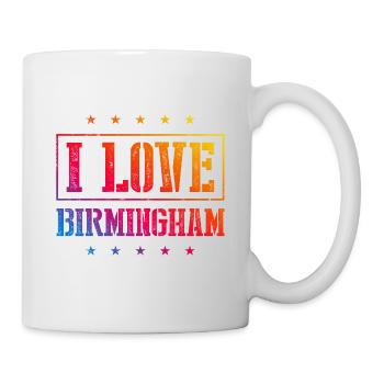 I Love Birmingham - Tasse - Weiß - Rechts