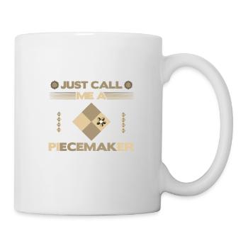 Quilter-Geschenk Nennen Sie mich einfach einen Piece Maker Quilten - Tasse - Weiß - Rechts