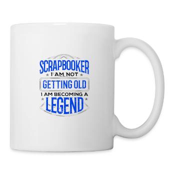 Scrapbooker Not Getting Old Becoming a Legend - Mug - white - Right