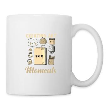 Scrapbooker Geschenke Kunst aus dem Leben schaffen - Tasse - Weiß - Rechts