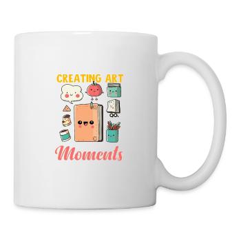Scrapbooker Geschenke Kunst aus dem Leben schaffen - Tasse - Weiß - Rechts