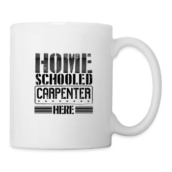 Carpenter Humor Gifts Home Schooled Carpenter - Mug - white - Right