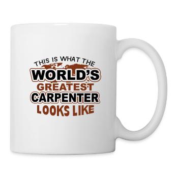 Cadeau de menuiserie C’est ce que le plus grand du monde - Mug blanc - blanc - Droite