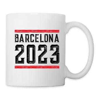 Barcelona 2023 - Tasse - Weiß - Rechts