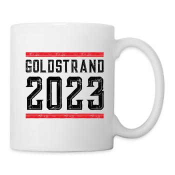 Goldstrand 2023 - Tasse - Weiß - Rechts
