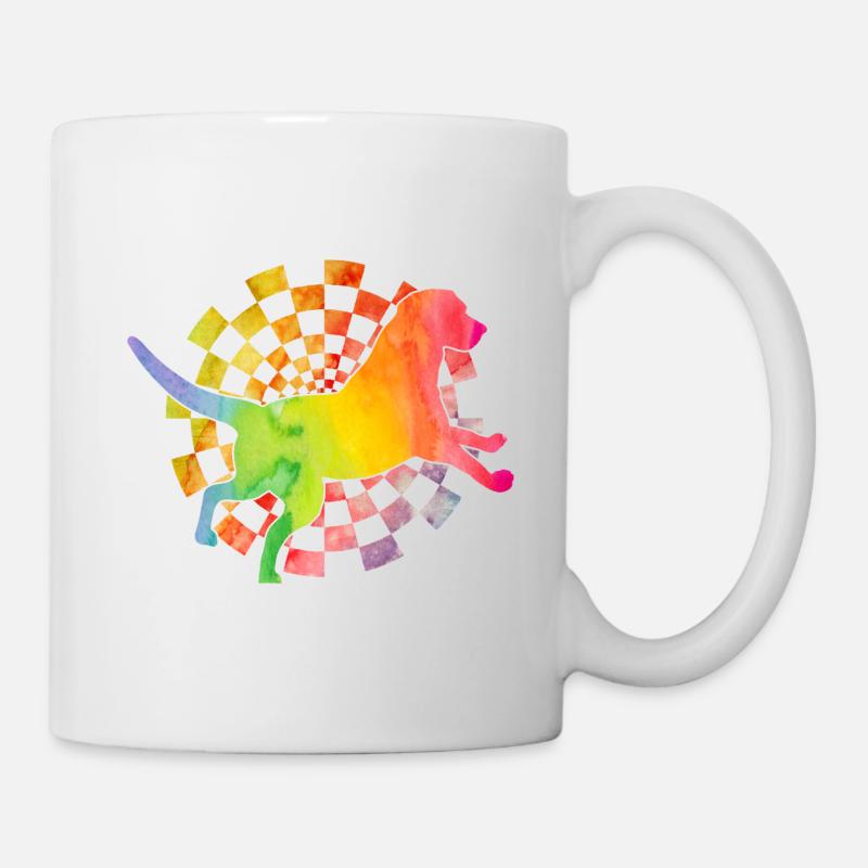 Labrador Rétro - Mug blanc - blanc