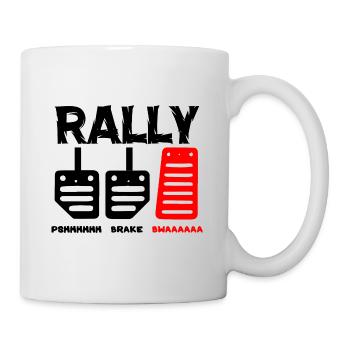 Changement de vitesse, Rally - Mug blanc - blanc - Droite