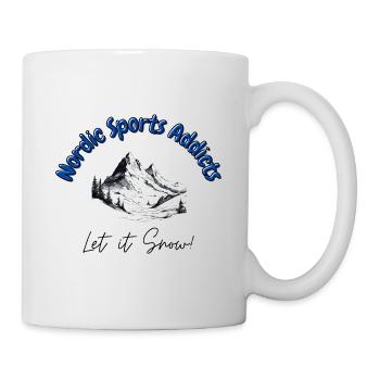 Nordic Sports Addicts - Let it Snow - Mug - white - Right