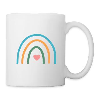 Arc-en-ciel personnalisable - Mug blanc - blanc - Droite
