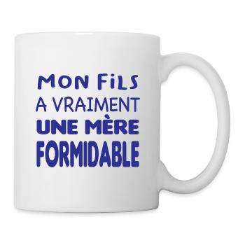 Mère formidable - Mug blanc - blanc - Droite