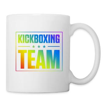 Équipe de kickboxing - Mug blanc - blanc - Droite