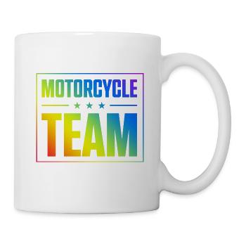 Motorcycle Team - Tasse - Weiß - Rechts