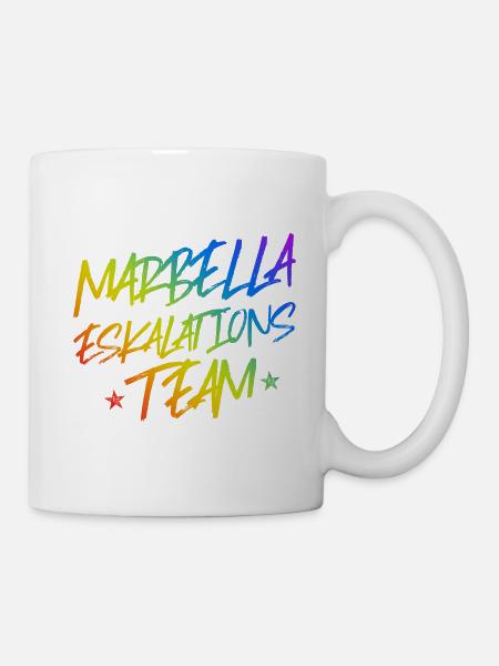 Marbella Eskalation - Tasse - Weiß