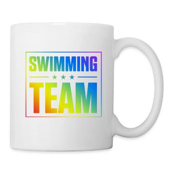 Swimming Team - Tasse - Weiß - Rechts