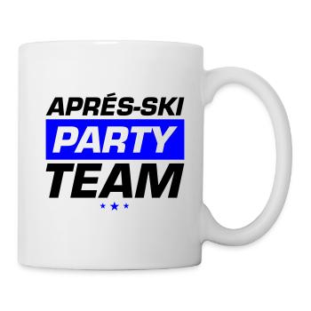 Apres Ski Party Team - Tasse - Weiß - Rechts