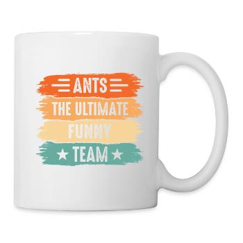 Ants the ultimate funny team - Mug - white - Right