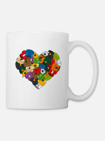 Casquettes et couleurs 2.0. - Mug blanc - blanc