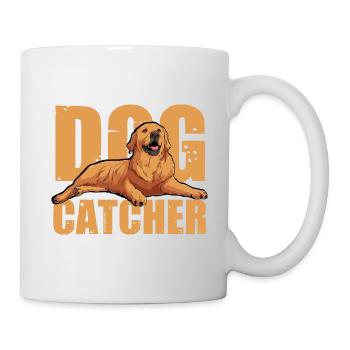 Dog Catcher Hund - Tasse - Weiß - Rechts