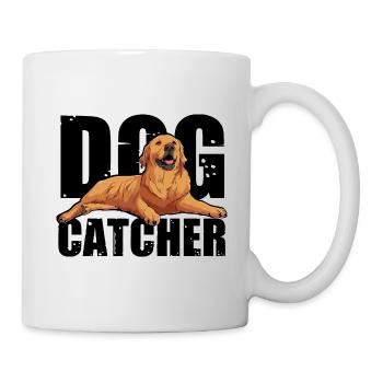 Dog Catcher Hund - Tasse - Weiß - Rechts