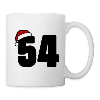 54 Numéro Noël - Mug blanc - blanc - Droite