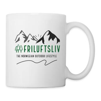 T-shirts et pulls outdoor, chasse et pêche 2 lumières - Mug blanc - blanc - Droite