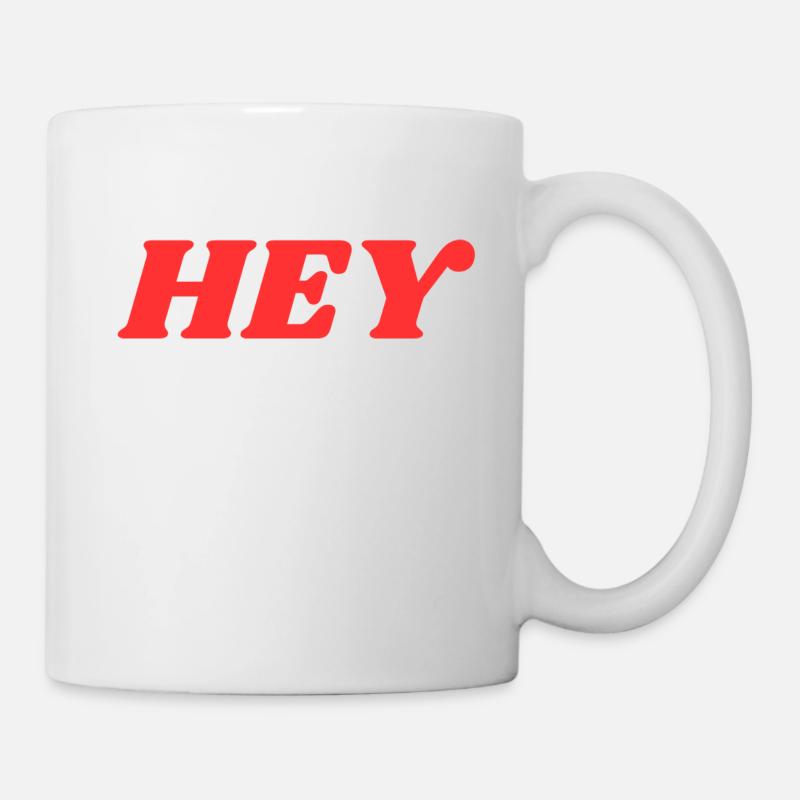 Hé - Mug blanc - blanc