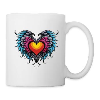 Heart Wings - Mug - white - Right