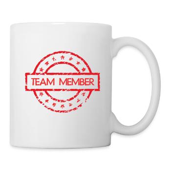 Membre de l'équipe - Mug blanc - blanc - Droite