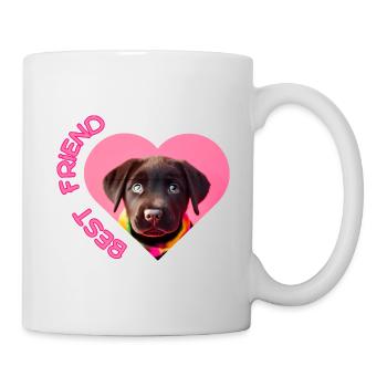 best friend - Tasse - Weiß - Rechts