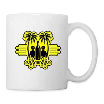 Palmen Strand Urlaub Party - Tasse - Weiß - Rechts