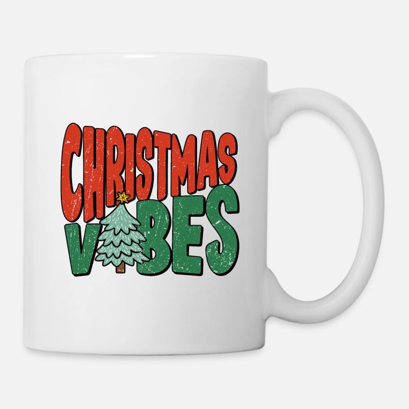 Christmas vibes - Tasse - Weiß