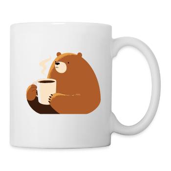 Bears need coffee - Mug - white - Right