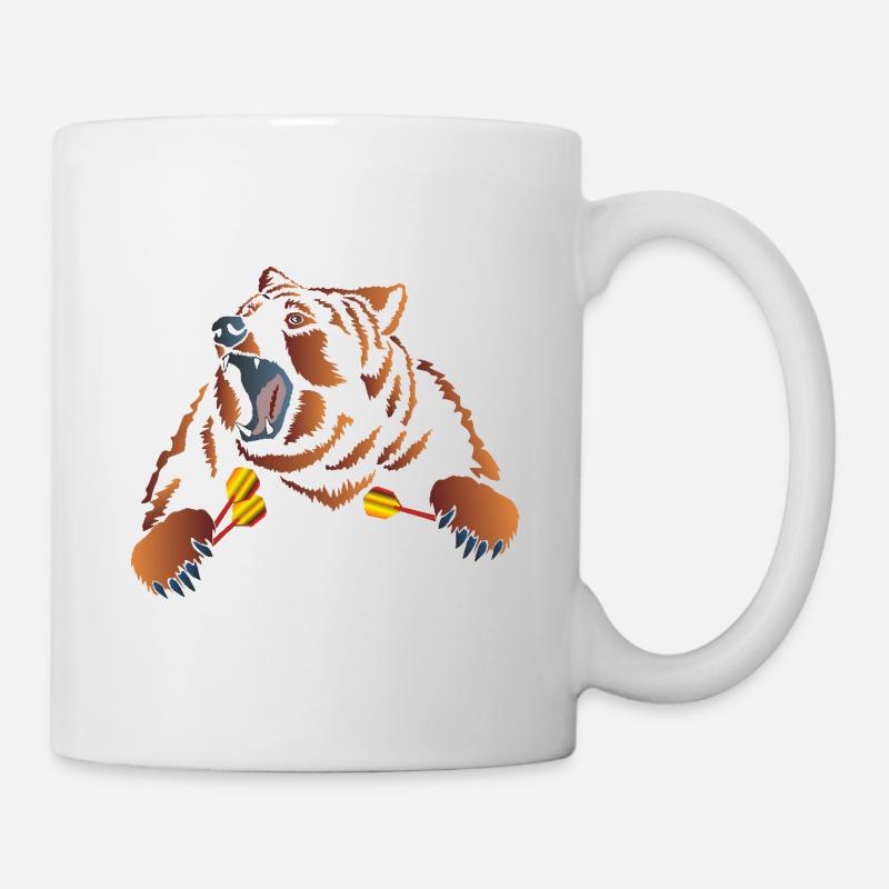 Dartshirt Ours Dart - Mug blanc - blanc