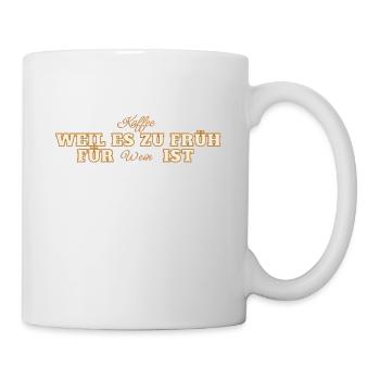 Coffee because it's too early for wine - Mug - white - Right