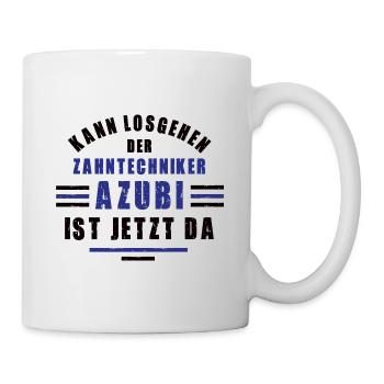 Azubi Zahntechniker Lehre Ausbildung Zahntechnik - Tasse - Weiß - Rechts