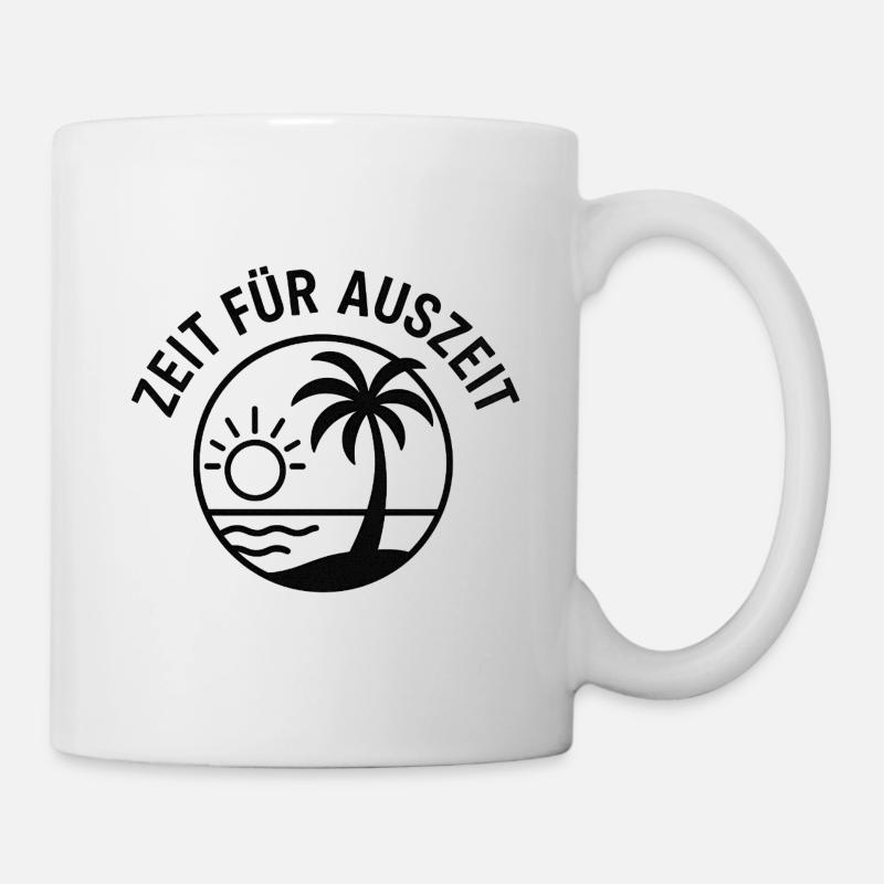 Temps de pause - Vanlife / Camping-car - Mug blanc - blanc