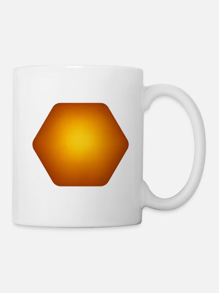 Hexa Amber Luminous - Mug - white