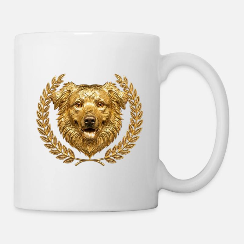 Chien Bouclier d’Or urbain - Mug blanc - blanc