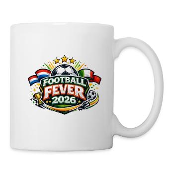 Fußball Fever 2026 Logo - Tasse - Weiß - Rechts