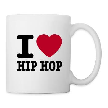 I love hiphop / I heart hiphop - Mug blanc - blanc - Droite